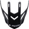LS2 MX437 PEAK MATT BLACK