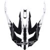 LS2 MX470 PEAK INTRUDER BLACK WHITE
