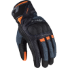 LS2 AIR RAPTOR MAN GLOVES DARK BLUE H-V ORANGE