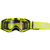 LS2 AURA ENDURO SERIES GOGGLE BLACK H-V YELLOW WITH CLEAR VISOR