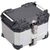 LS2 ALUCASE Silver 35l for rear rack with metal base