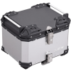 LS2 ALUCASE Silver 45l for rear rack with metal base