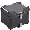 LS2 ALUCASE Black 45l for rear rack with metal base