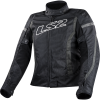 LS2 GATE LADY JACKET BLACK DARK GREY