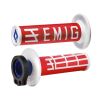ODI GRIPS MX Lock-on v2 EMIG 4-Stroke Red/White