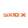 SX10 X DECAL (RED 64 INCH)