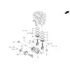 Crankshaft rod and piston AT10