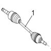 REAR LEFT DRIVE AXLE(XL)