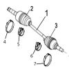 REAR LEFT DRIVE AXLE (XL)