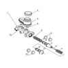 MASTER  BREAKE CYLINDER  (REAR DIFFER AXL ASSY STYLE)