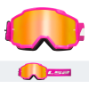 LS2 CHARGER GOGGLE PINK WITH IRIDIUM VISOR