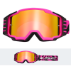LS2 CHARGER PRO GOGGLE PINK WITH SILVER VISOR