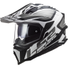 LS2 MX701 EXPLORER ALTER MATT BLACK WHITE-06