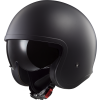 LS2 OF599 SPITFIRE II SOLID MATT BLACK-06