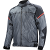 LS2 RIVA MAN JACKET BLACK DARK GREY RED
