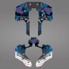 GRAPHIC STICKER KIT for Segway AT5-L blue