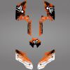 GRAPHIC STICKER KIT for Segway AT5-L LIGHT ORANGE