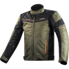 LS2 SHADOW MAN JACKET KHAKI BLACK H-V ORANGE