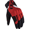 LS2 SILVA MAN GLOVES BLACK RED