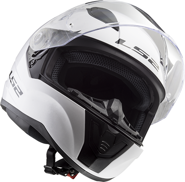 LS2 Rapid FF353 Plain Full Face Motorcycle Helmet White Black Titanium Bike Lid 