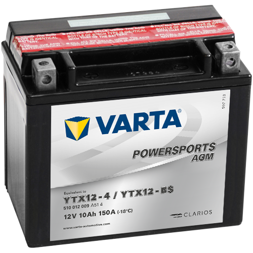 Lithium Ionen Batterie YTX7A-BS YTX12-BS YT12A-BS SMC/Barossa Canyon 500 2009-10 