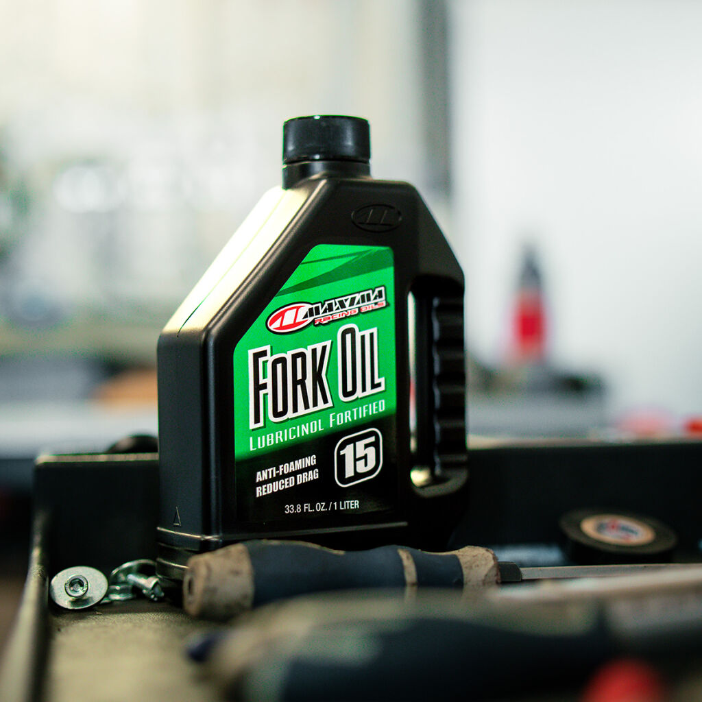 Maxima Fork Oil 20W - 1 Pint For Motorcycle Suspension Maintenance
