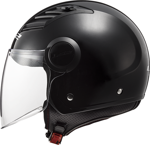 Black Gloss Helmet LS2 Helmet Airflow OF562 