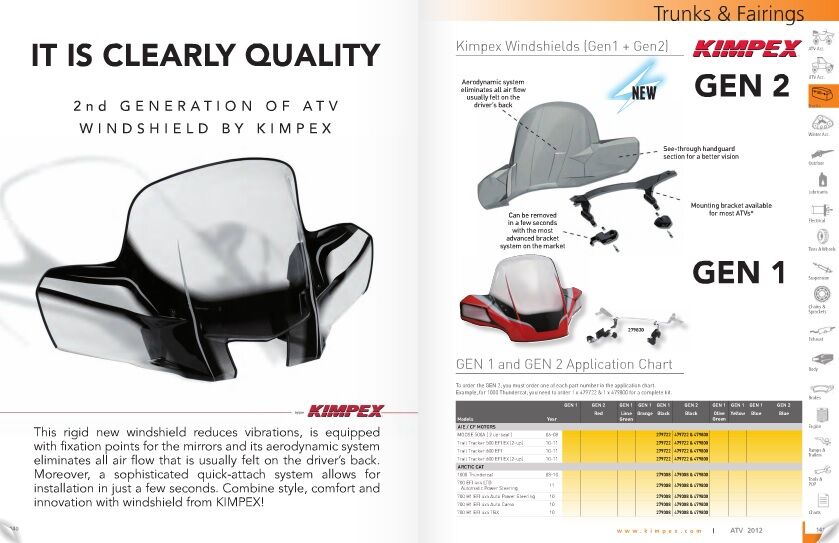 正規品／メカシステム ATV・バギー Windscreen with windscreen wipers 110 ° RZR XP 570/800/… 正規品／メカシステム ATV・バギー Windscreen with windscreen wipers