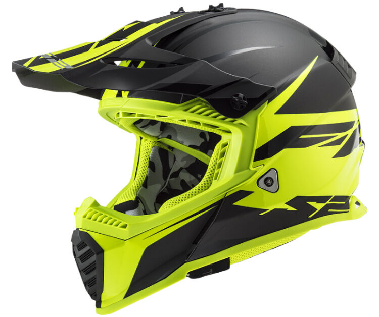 LS2 MX437 Fast Evo Mini Funky & Crusher Kids Motocross Helmets MX Quad Enduro