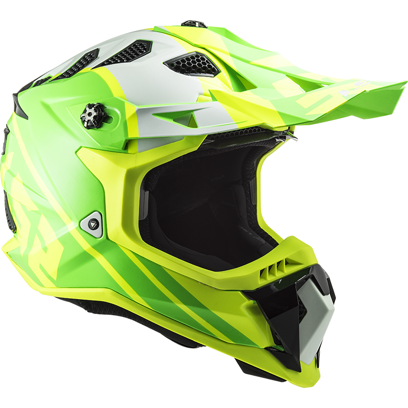 L Unisex Giallo//Verde LS2 407002254L Casco Motocross MX700 Subverter Gammax