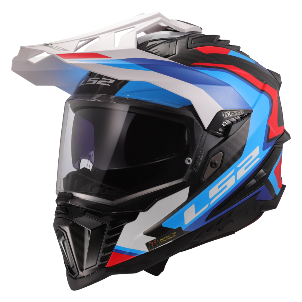 LS2 MX701 EXPLORER C FRONTIER II WHITE BLUE-06 LS2 MX701 EXPLORER C FRONTIER II WHITE BLUE-06
