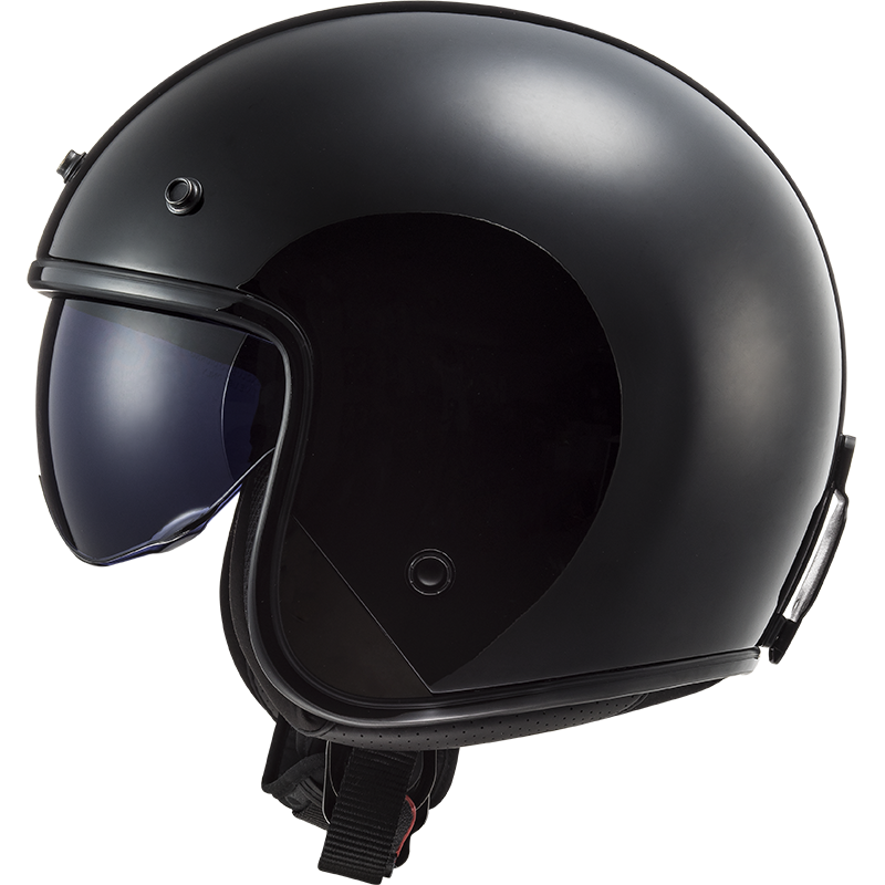 Open face Helmet LS2 OF601 Bob Solid Matt Black | www.aspshop.eu