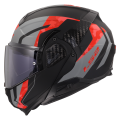LS2 FF910 ADVANT II GLIDE BLACK GREY RED XL