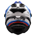 LS2 MX701 EXPLORER HEXA WHITE BLUE RED-06 XL