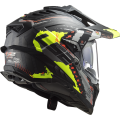 LS2 MX701 Explorer C EXTEND Matt H-V Yellow XXL