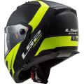 LS2 FF324 METRO EVO RAPID Matt Black Gloss Yellow, FOG FIGHTER (PINLOCK) XS