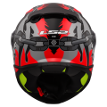 LS2 FF812 KID PUNK GREY RED S