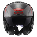LS2 FF910 ADVANT II GLIDE BLACK GREY RED XL