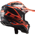 LS2 MX700 SUBVERTER STOMP FLUO ORANGE BLACK-06 S