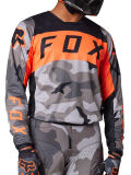 FOX 180 Bnkr Jersey, Grey Camo MX23