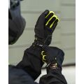 LS2 JET 2 MAN GLOVES BLACK H-V YELLOW M