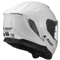 LS2 FF818 STORM III SOLID GLOSS WHITE XXL