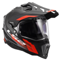 LS2 MX701 EXPLORER HEXA BLACK RED GREY-06 L