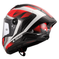 LS2 FF805 THUNDER GP AERO RAUTE WHITE RED-06 S