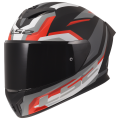 LS2 FF820 RAPID III HYPER BLACK RED XL