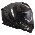 LS2 FF818 STORM III SPORTY BLACK GREY XS