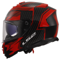 LS2 FF800 STORM II TRACKER BLACK RED-06 XS