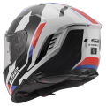 LS2 FF818 STORM III SPORTY WHITE BLUE RED 3XL