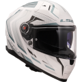 LS2 FF811 VECTOR II ALIZER M.WHITE SILVER-06 L
