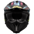 LS2 OF606 DRIFTER RAYZ BLACK BLUE-06 XL